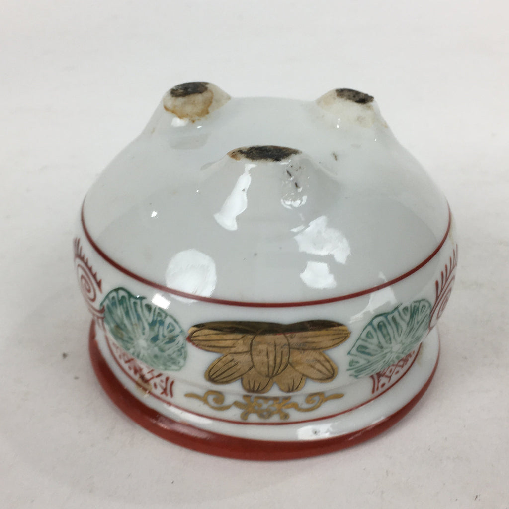 Japanese Buddhist Altar Fitting Seto Ware Incense Burner Vtg Koro Butsudan BU562