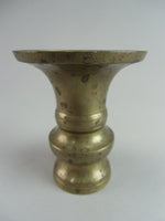 Japanese Buddhist Altar Fitting Vtg Brass Flower stand Fitting Butsudan B428