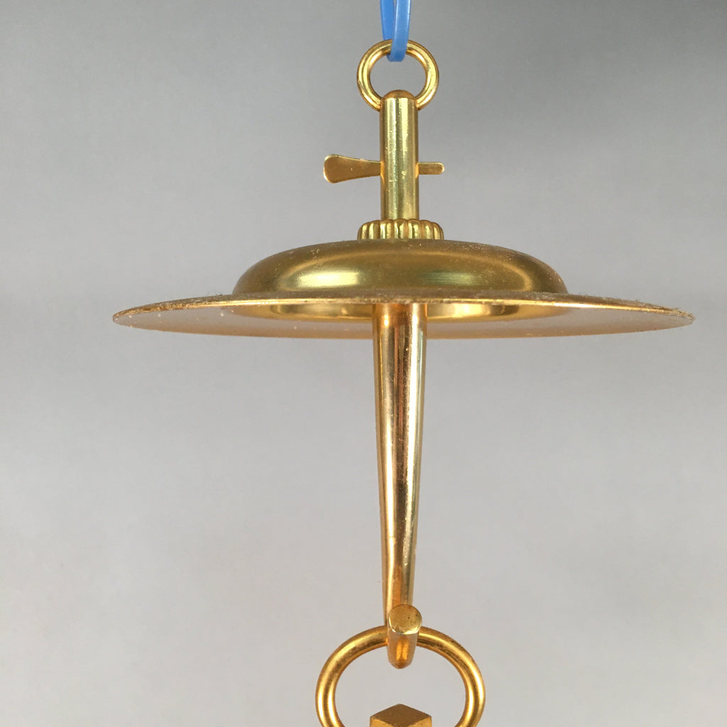 Japanese Buddhist Altar Fitting Vtg Brass Hanging Butsugu Lantern Rinto BU377