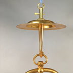 Japanese Buddhist Altar Fitting Vtg Brass Hanging Butsugu Lantern Rinto BU377