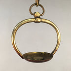 Japanese Buddhist Altar Fitting Vtg Brass Hanging Butsugu Lantern Rinto BU378