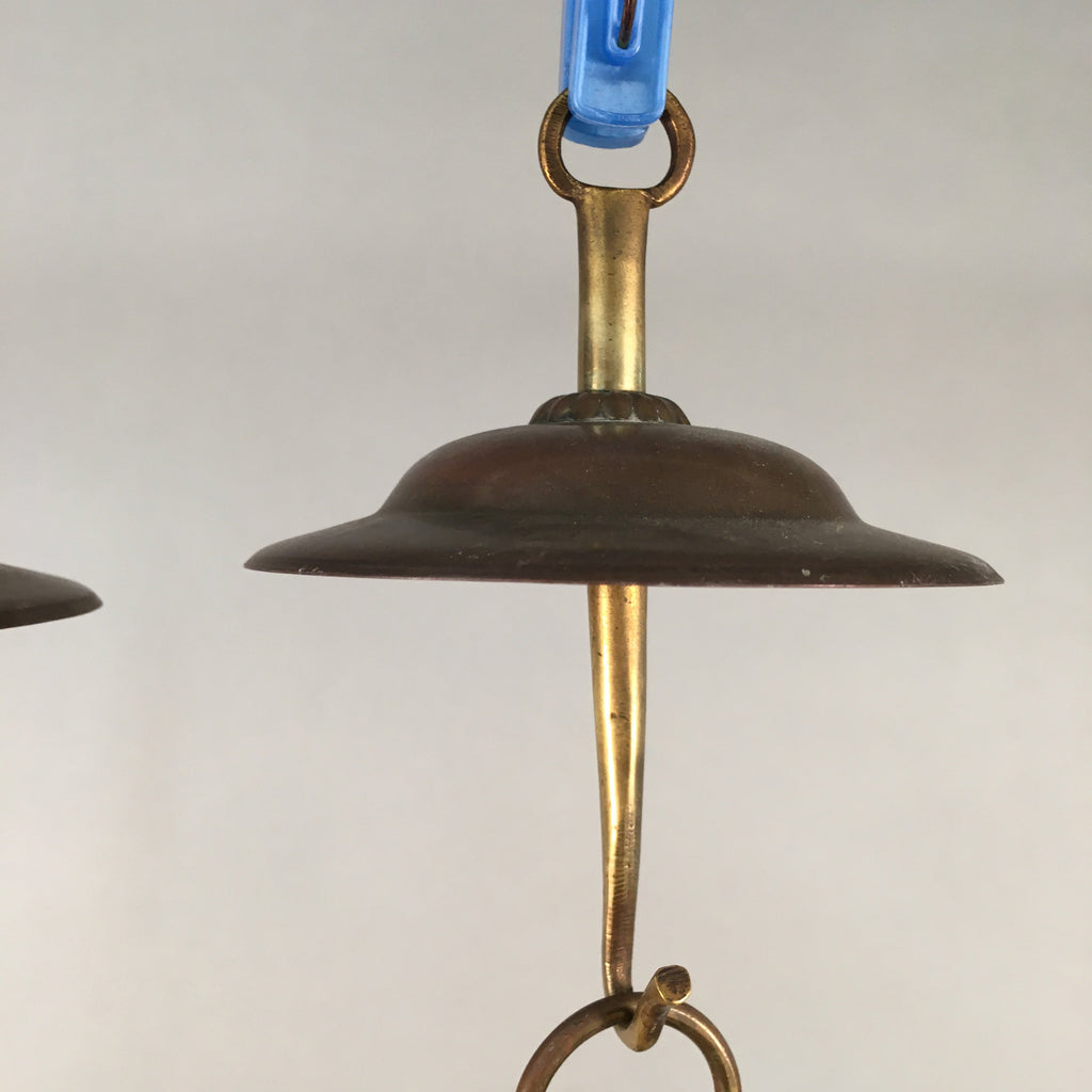 Japanese Buddhist Altar Fitting Vtg Brass Hanging Butsugu Lantern Rinto BU378