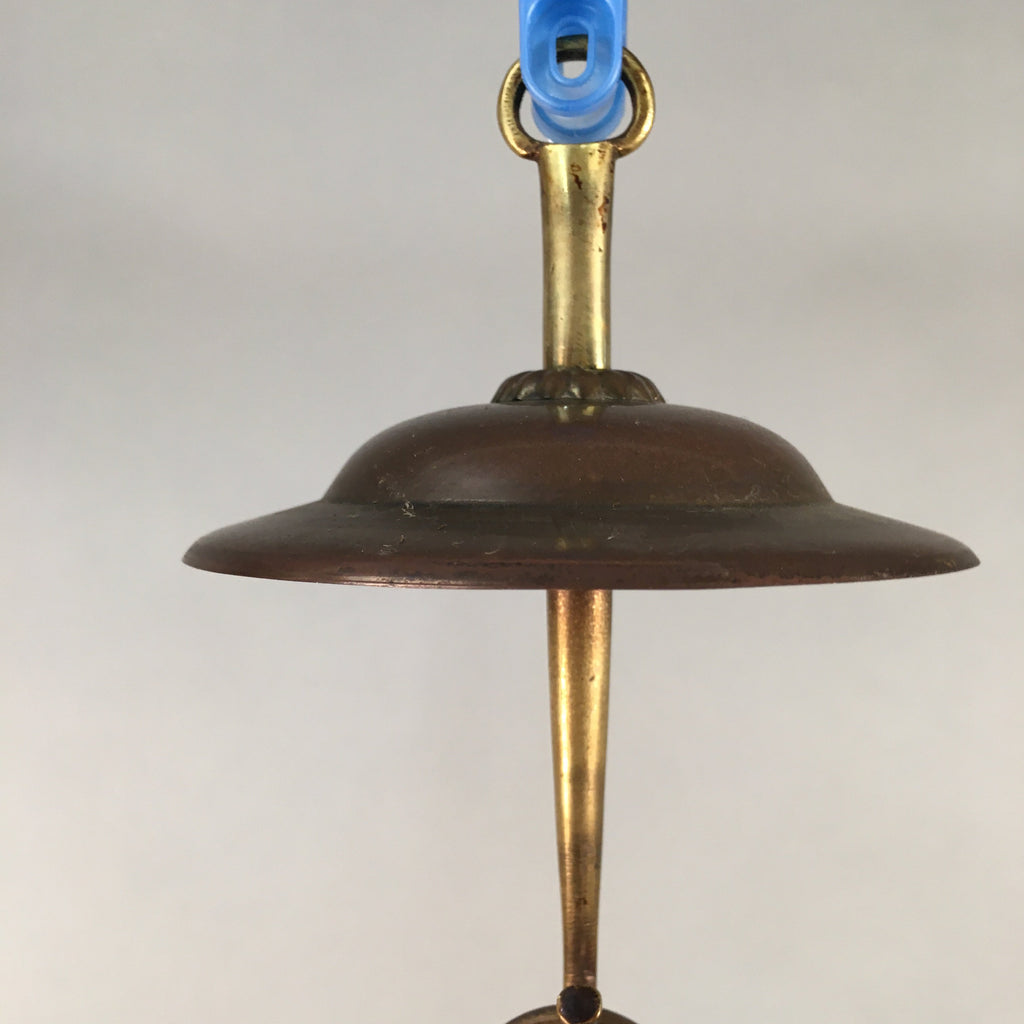 Japanese Buddhist Altar Fitting Vtg Brass Hanging Butsugu Lantern Rinto BU378