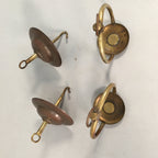 Japanese Buddhist Altar Fitting Vtg Brass Hanging Butsugu Lantern Rinto BU378