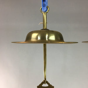 Japanese Buddhist Altar Fitting Vtg Brass Hanging Lantern Rinto Butsudan BU190