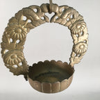 Japanese Buddhist Altar Fitting Vtg Brass Hanging Lantern Rinto Butsudan BU286