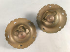 Japanese Buddhist Altar Fitting Vtg Brass Hanging Lantern Rinto Butsudan BU286
