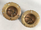 Japanese Buddhist Altar Fitting Vtg Brass Hanging Lantern Rinto Butsudan BU286