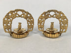Japanese Buddhist Altar Fitting Vtg Brass Hanging Lantern Rinto Butsudan BU336