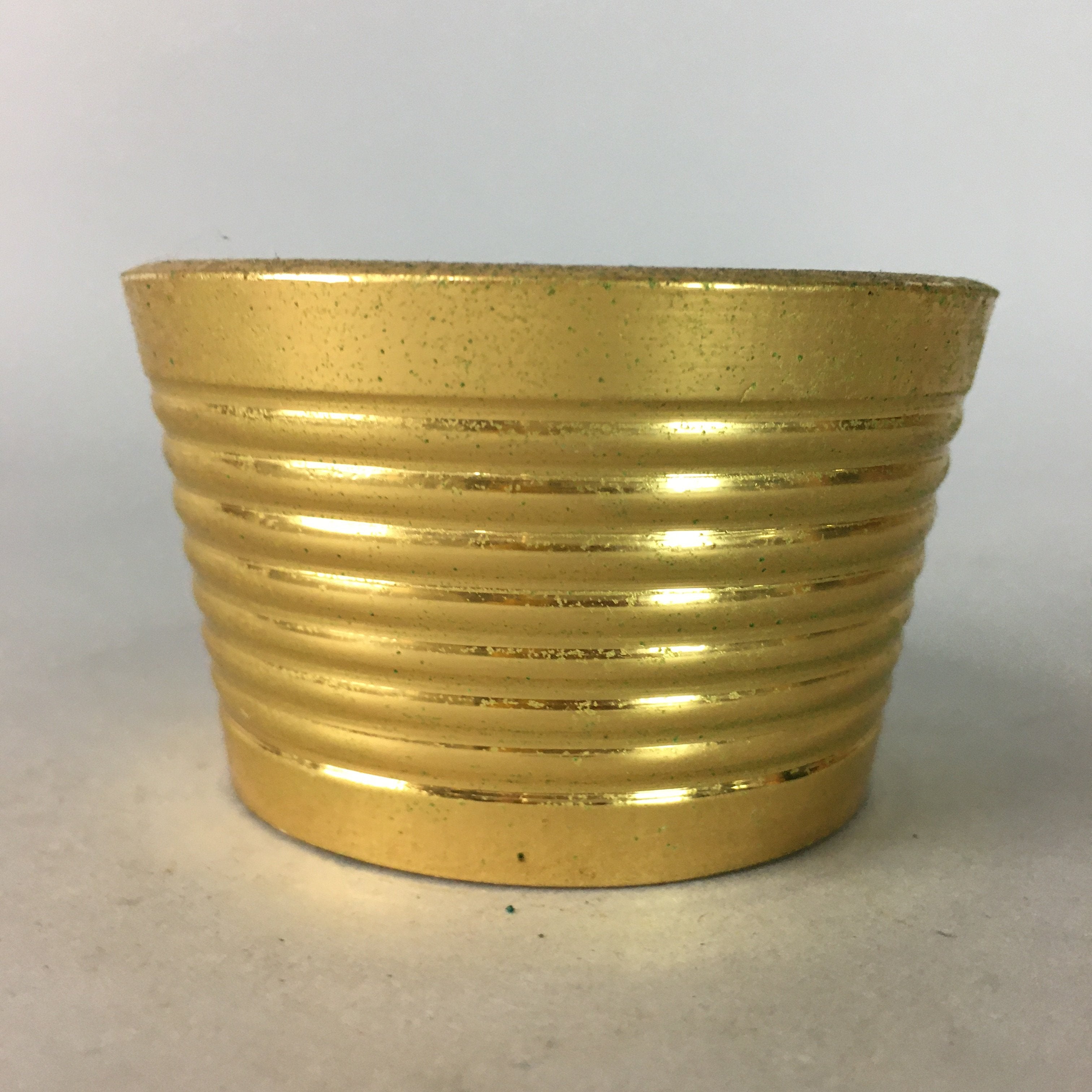 Japanese Buddhist Altar Fitting Vtg Brass Incense Burner Gold Butsugu BU112