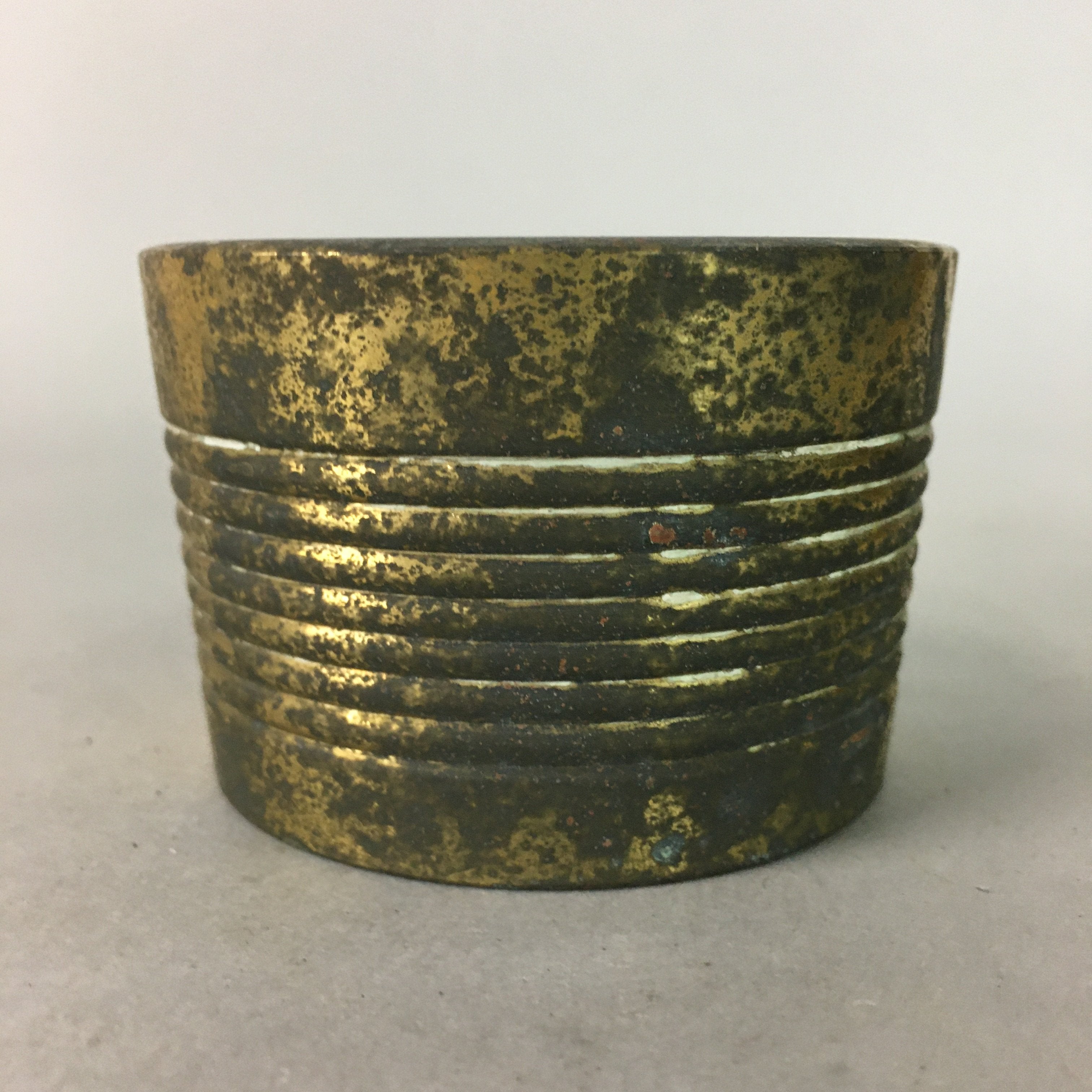 Japanese Buddhist Altar Fitting Vtg Brass Incense Burner Gold Butsugu BU114