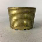 Japanese Buddhist Altar Fitting Vtg Brass Incense Burner Gold Butsugu BU155