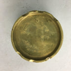 Japanese Buddhist Altar Fitting Vtg Brass Incense Burner Gold Butsugu BU155
