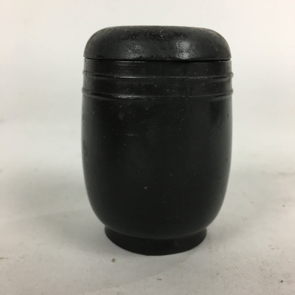 Japanese Buddhist Altar Fitting Vtg Bronze Match Disposal Pot Butsugu BU565