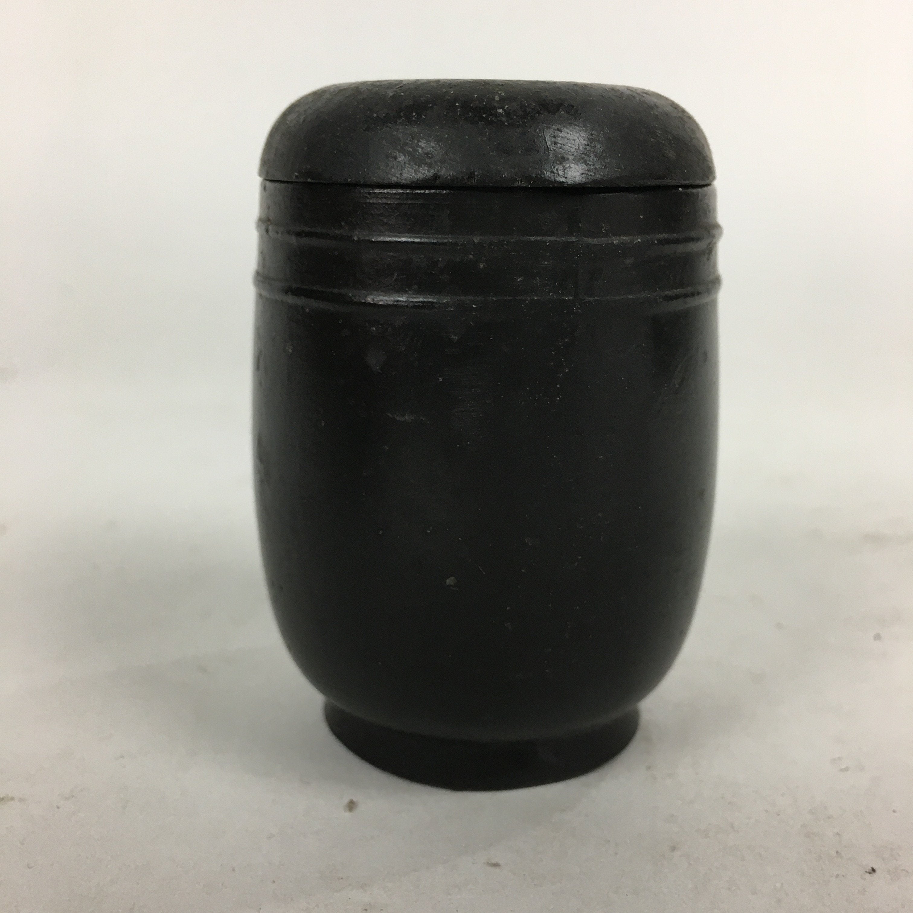 Japanese Buddhist Altar Fitting Vtg Bronze Match Disposal Pot Butsugu BU565