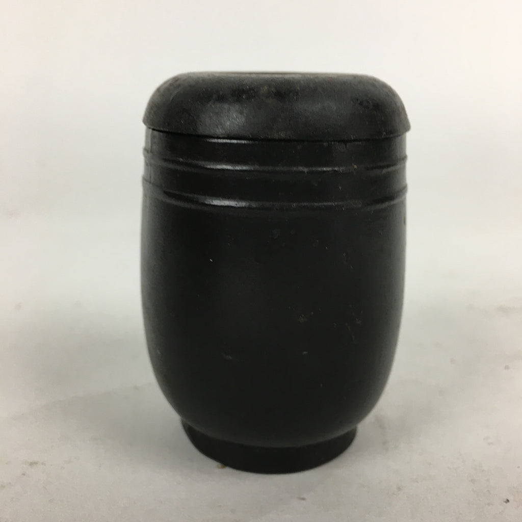 Japanese Buddhist Altar Fitting Vtg Bronze Match Disposal Pot Butsugu BU565