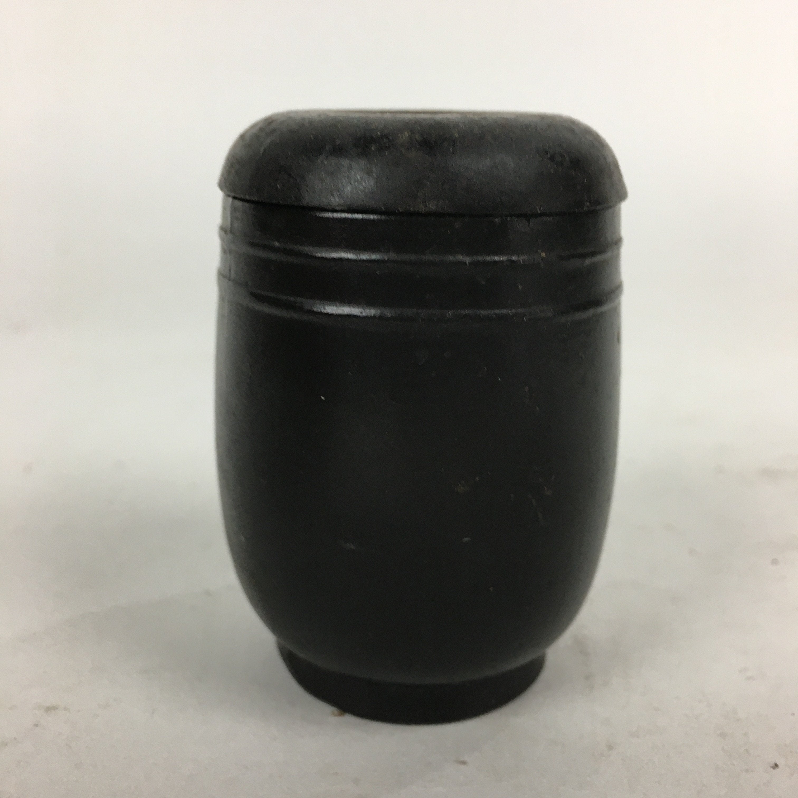 Japanese Buddhist Altar Fitting Vtg Bronze Match Disposal Pot Butsugu BU565