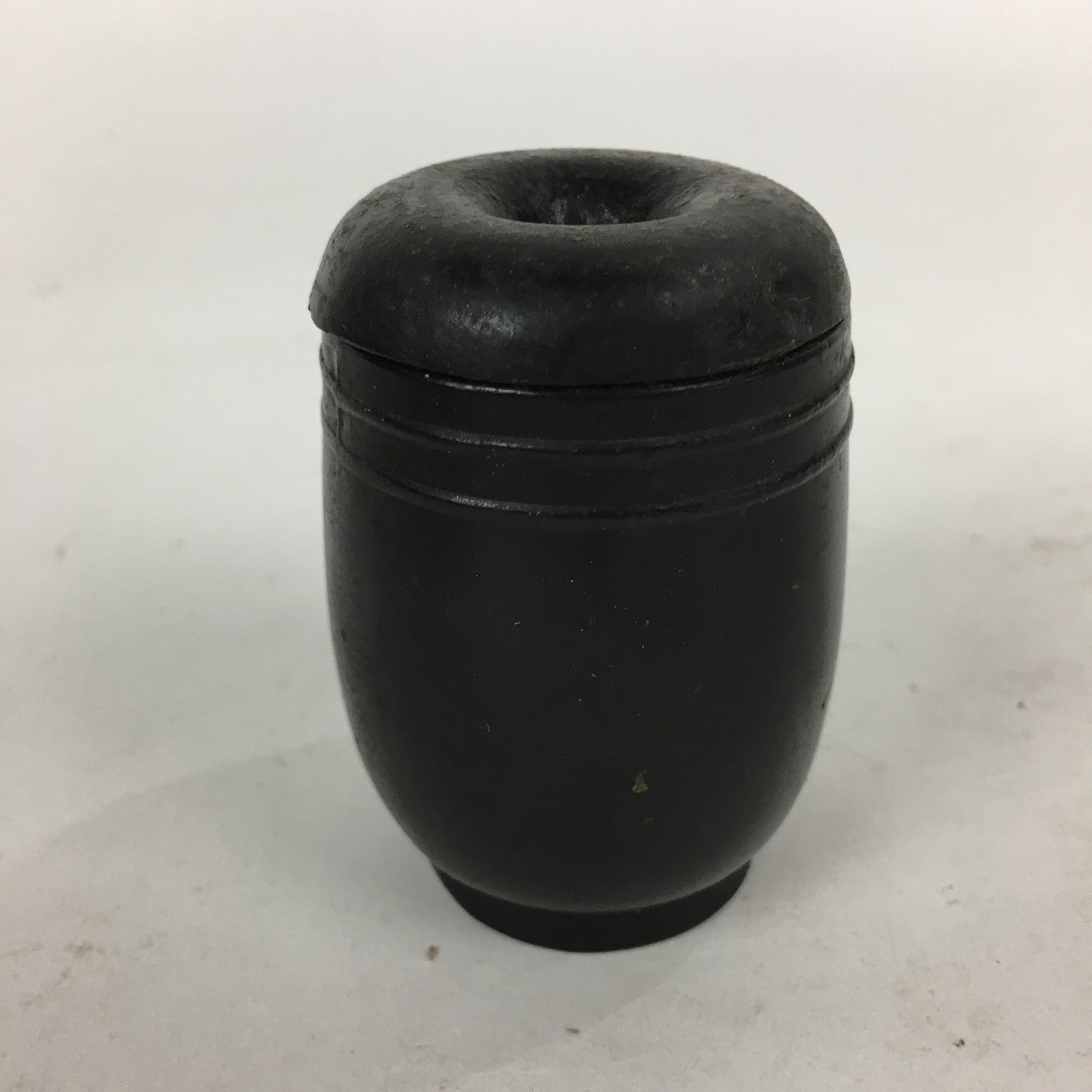 Japanese Buddhist Altar Fitting Vtg Bronze Match Disposal Pot Butsugu BU565