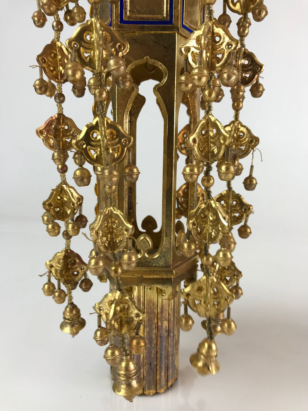 Japanese Buddhist Altar Fitting Vtg Hanging Butsugu Rinto Yoraku BU742