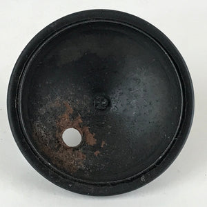 Japanese Buddhist Altar Fitting Vtg Iron Match Disposal Pot Butsugu BU793
