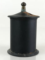 Japanese Buddhist Altar Fitting Vtg Iron Match Disposal Pot Butsugu BU793