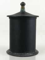 Japanese Buddhist Altar Fitting Vtg Iron Match Disposal Pot Butsugu BU793
