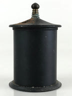 Japanese Buddhist Altar Fitting Vtg Iron Match Disposal Pot Butsugu BU793