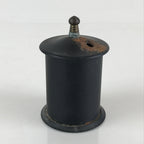 Japanese Buddhist Altar Fitting Vtg Iron Match Disposal Pot Butsugu BU793