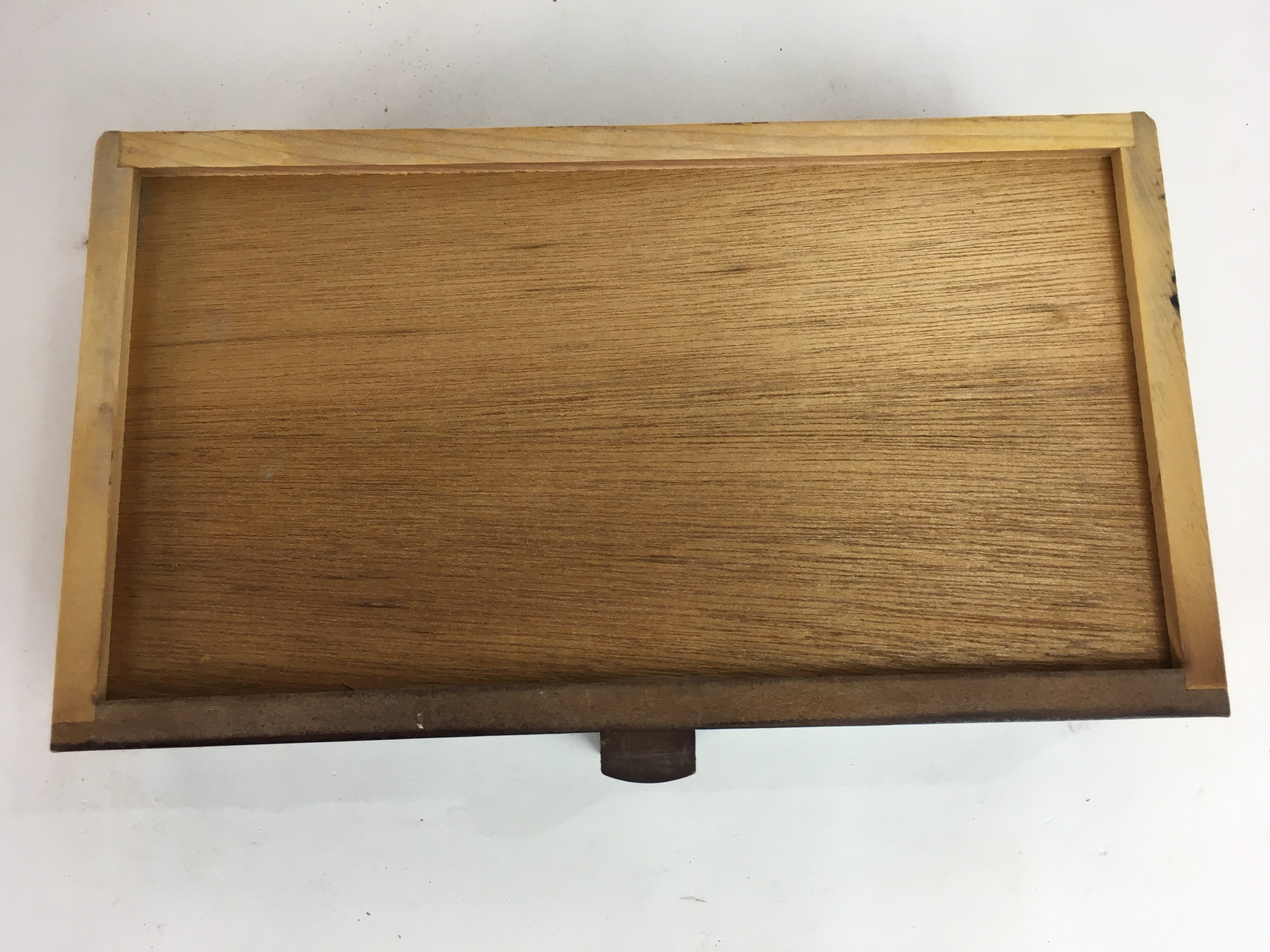 Japanese Buddhist Altar Fitting Vtg Kyozukue Wood Lacquer Offering Table BU467