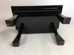 Japanese Buddhist Altar Fitting Vtg Kyozukue Wood Lacquer Offering Table BU467