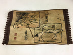 Japanese Buddhist Altar Fitting Vtg Kyozukue Wood Lacquer Offering Table BU470