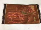 Japanese Buddhist Altar Fitting Vtg Kyozukue Wood Lacquer Offering Table BU470