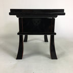 Japanese Buddhist Altar Fitting Vtg Kyozukue Wood Lacquer Offering Table BU470