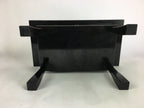 Japanese Buddhist Altar Fitting Vtg Kyozukue Wood Lacquer Offering Table BU470