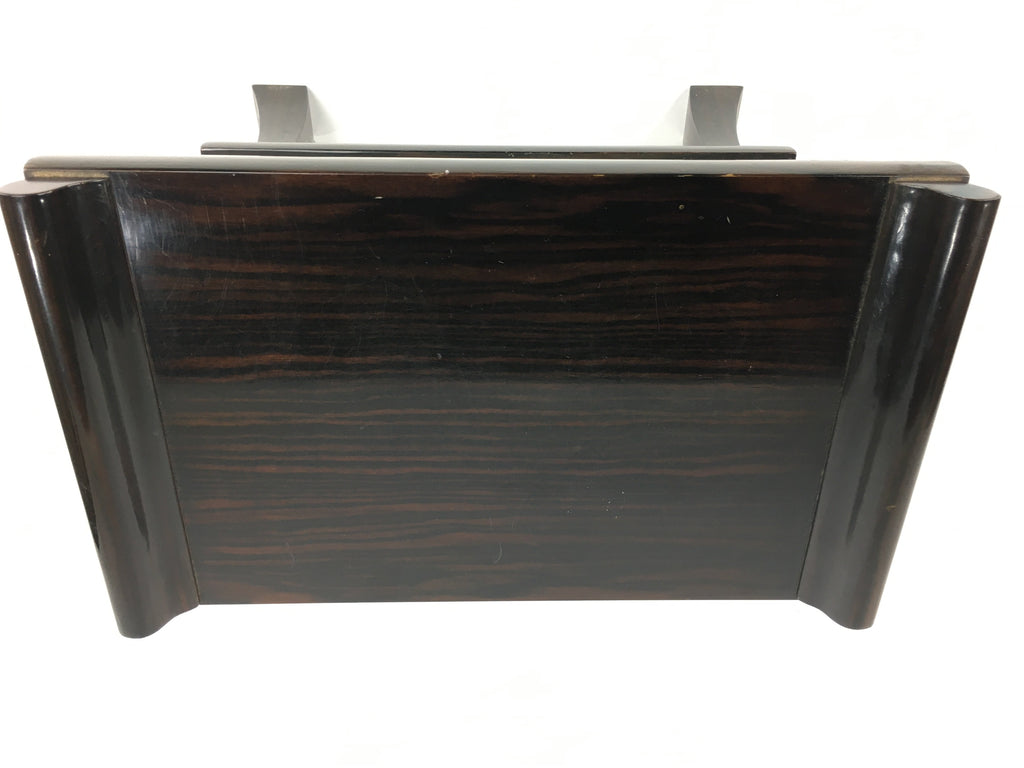 Japanese Buddhist Altar Fitting Vtg Kyozukue Wood Lacquer Offering Table BU570
