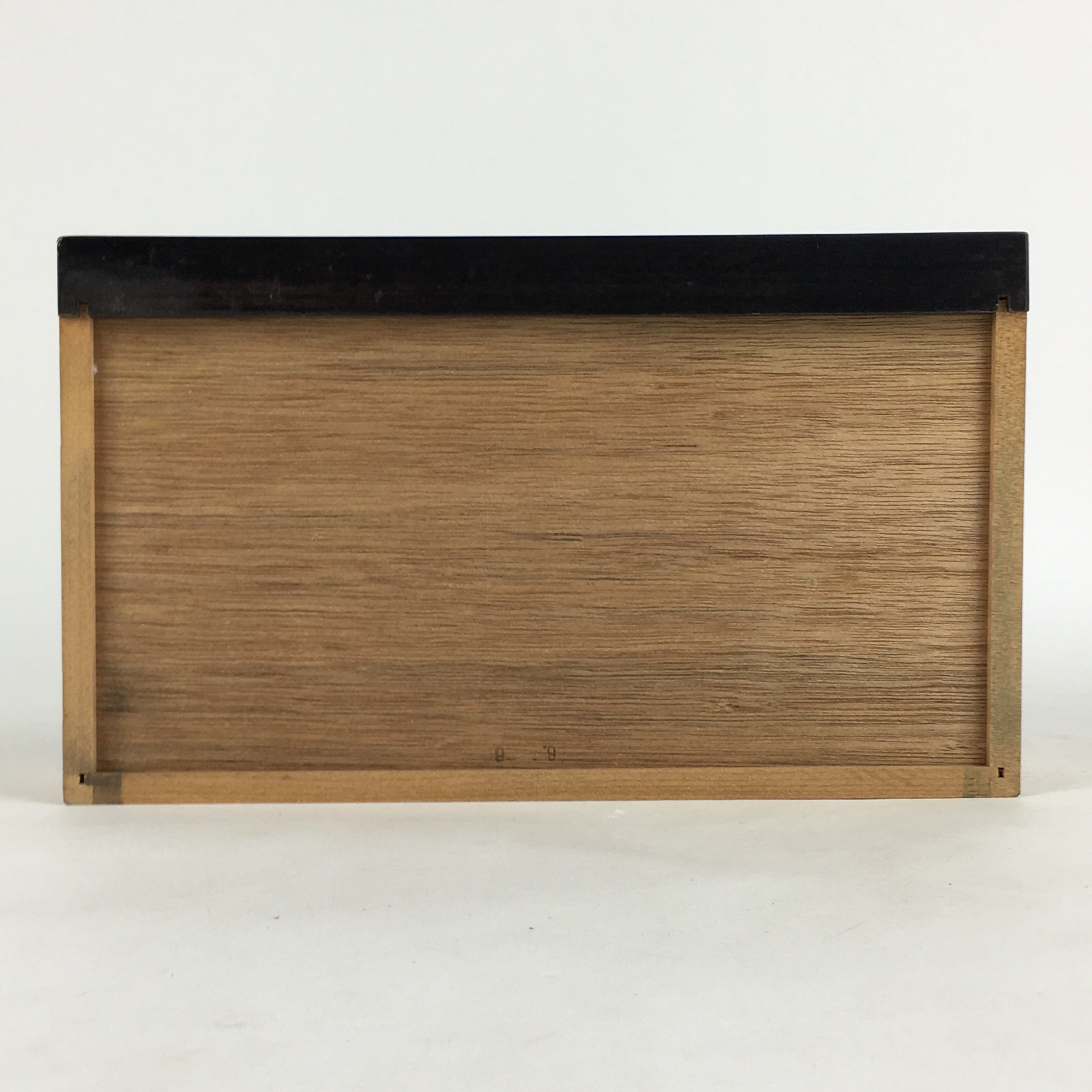 Japanese Buddhist Altar Fitting Vtg Kyozukue Wood Lacquer Offering Table BU674