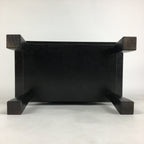Japanese Buddhist Altar Fitting Vtg Kyozukue Wood Lacquer Offering Table BU674