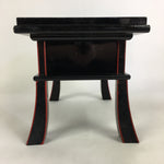 Japanese Buddhist Altar Fitting Vtg Kyozukue Wood Lacquer Offering Table BU677
