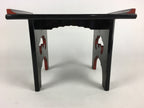 Japanese Buddhist Altar Fitting Vtg Kyozukue Wood Lacquer Offering Table BU696