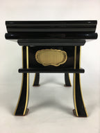 Japanese Buddhist Altar Fitting Vtg Kyozukue Wood Lacquer Offering Table BU735