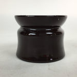 Japanese Buddhist Altar Fitting Vtg Lacquer Buddhist Rine Offering Cup Stand BU