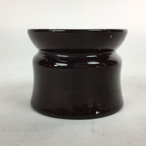 Japanese Buddhist Altar Fitting Vtg Lacquer Buddhist Rine Offering Cup Stand BU