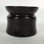 Japanese Buddhist Altar Fitting Vtg Lacquer Buddhist Rine Offering Cup Stand BU