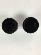 Japanese Buddhist Altar Fitting Vtg Lacquer Rine Offering Cup Stand 2pc Set BU65