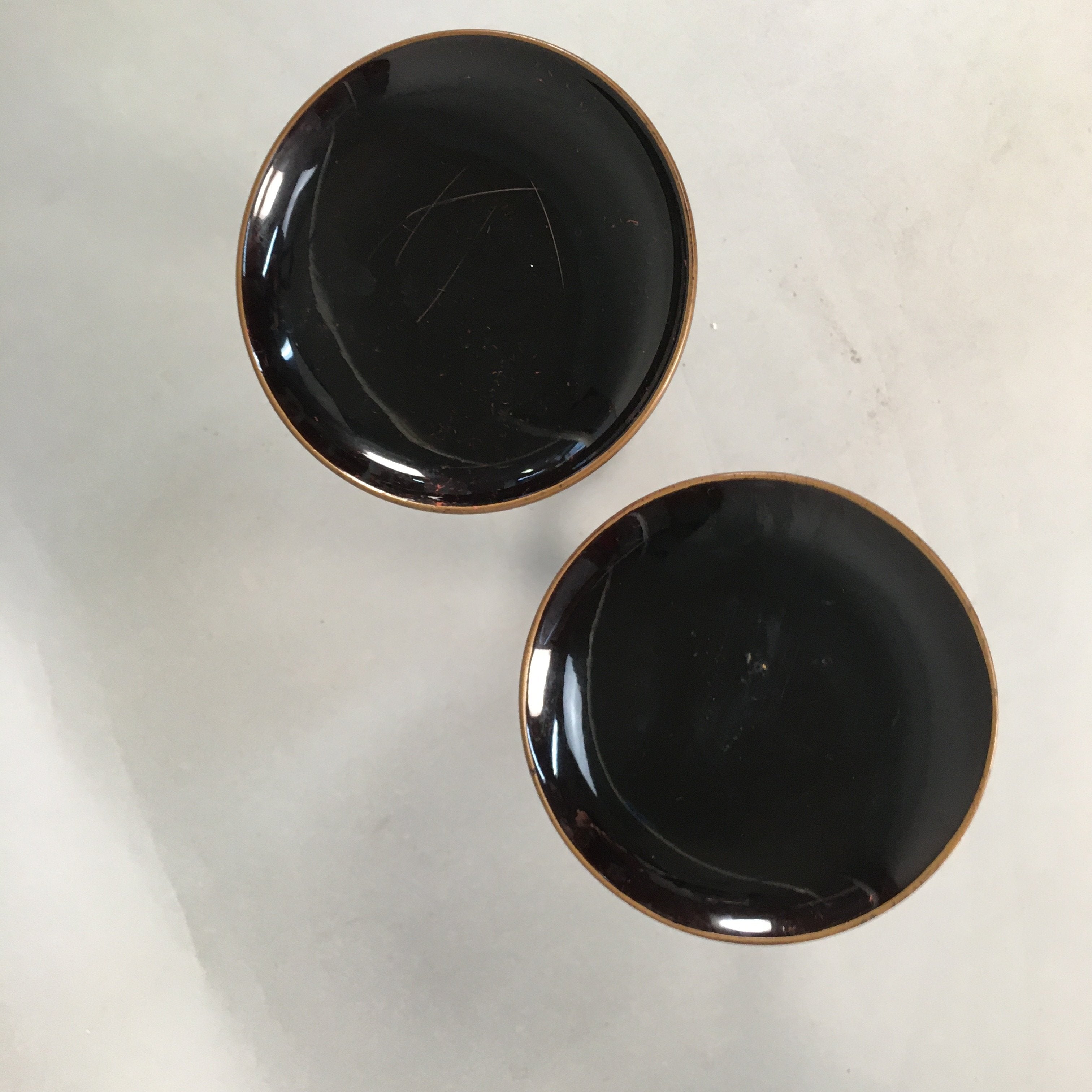 Japanese Buddhist Altar Fitting Vtg Offering Stand Pair High Cup Takatsuki BU365