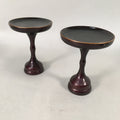 Japanese Buddhist Altar Fitting Vtg Offering Stand Pair High Cup Takatsuki BU365