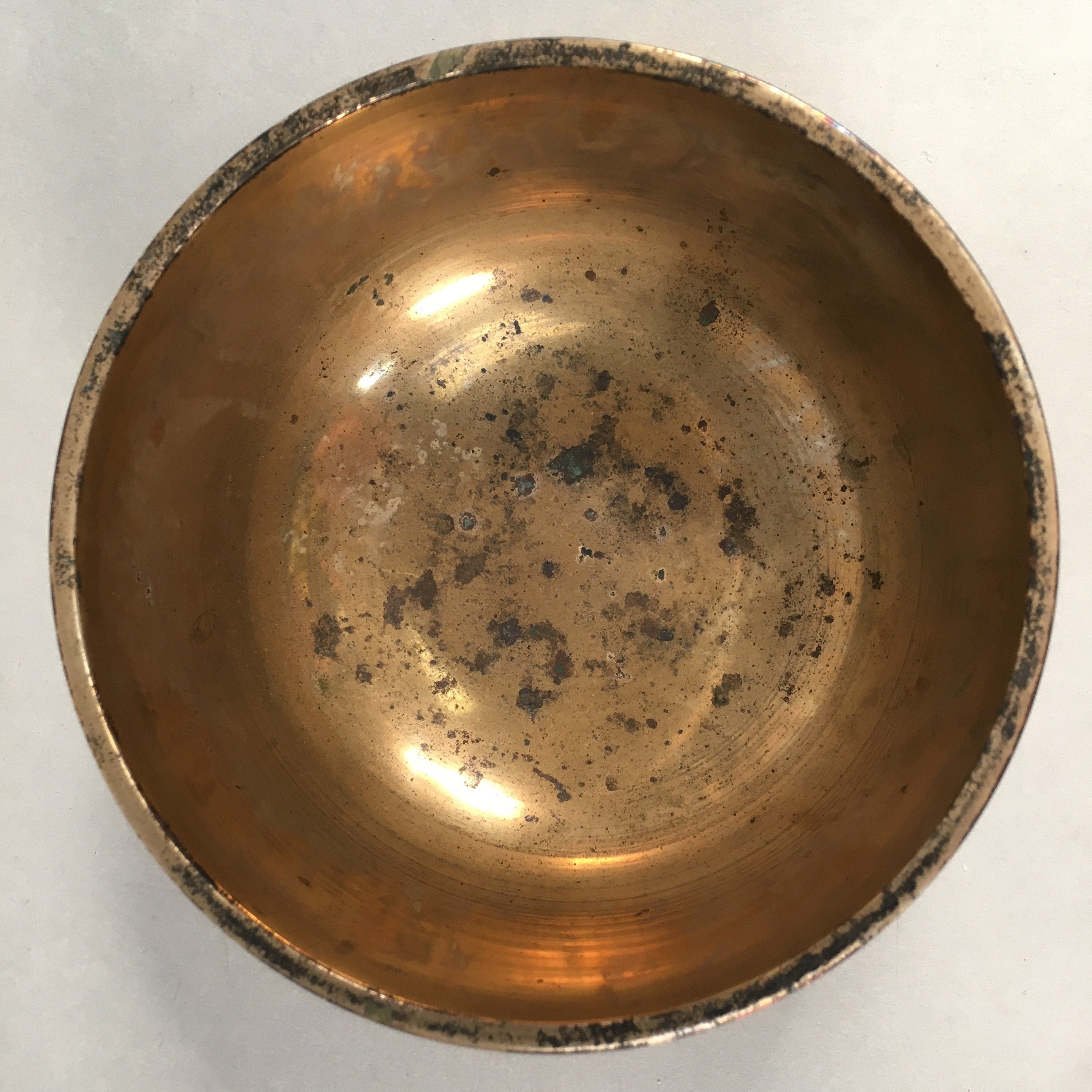 Japanese Buddhist Altar Fitting Vtg Orin Bell Singing Bowl Pillow Striker BU352