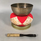 Japanese Buddhist Altar Fitting Vtg Orin Bell Singing Bowl Pillow Striker BU368