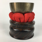 Japanese Buddhist Altar Fitting Vtg Orin Bell Singing Bowl Pillow Striker BU445
