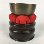 Japanese Buddhist Altar Fitting Vtg Orin Bell Singing Bowl Pillow Striker BU445
